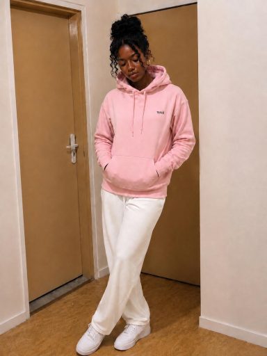 Pull à Capuche - Rose Pull à Capuche - Rose