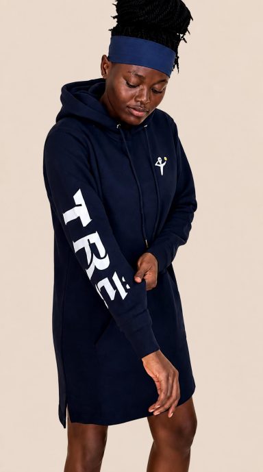 Pull Robe à Capuche - Bleu Nuit Pull Robe à Capuche - Bleu Nuit